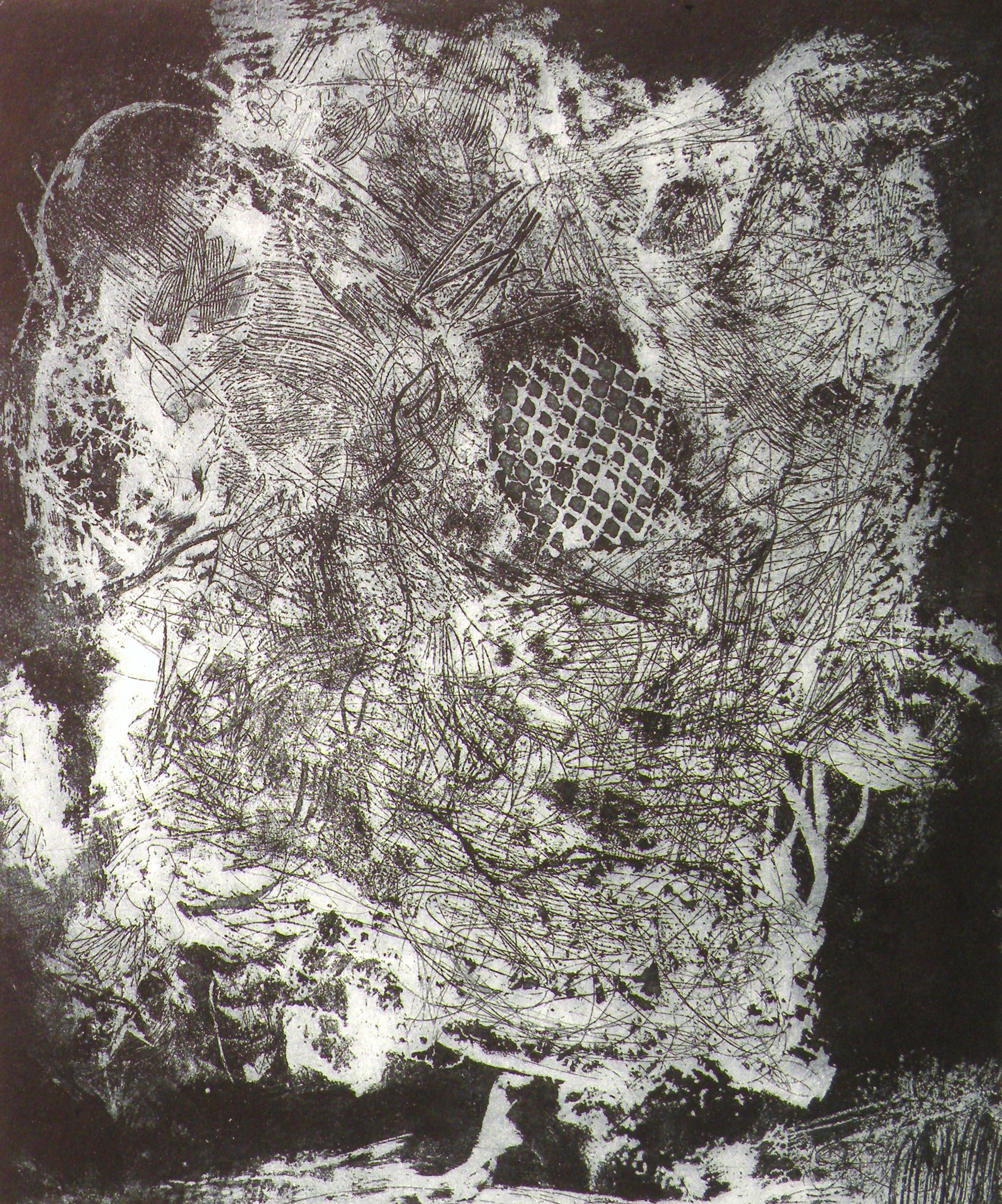 Buzop II, 1965, Radierung, 20x25cm