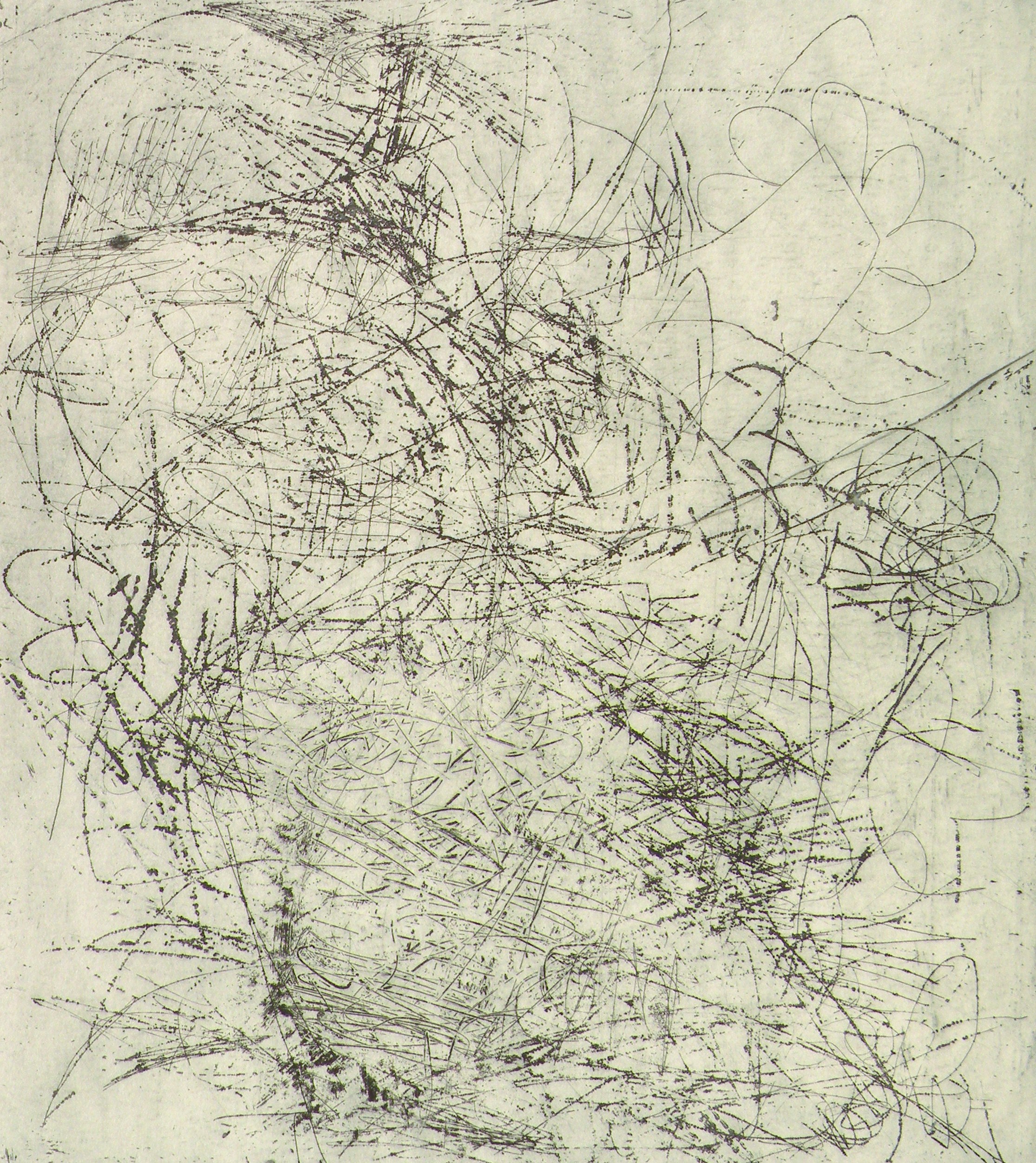 Erscheinung IV, 1965, Radierung, 28x24cm