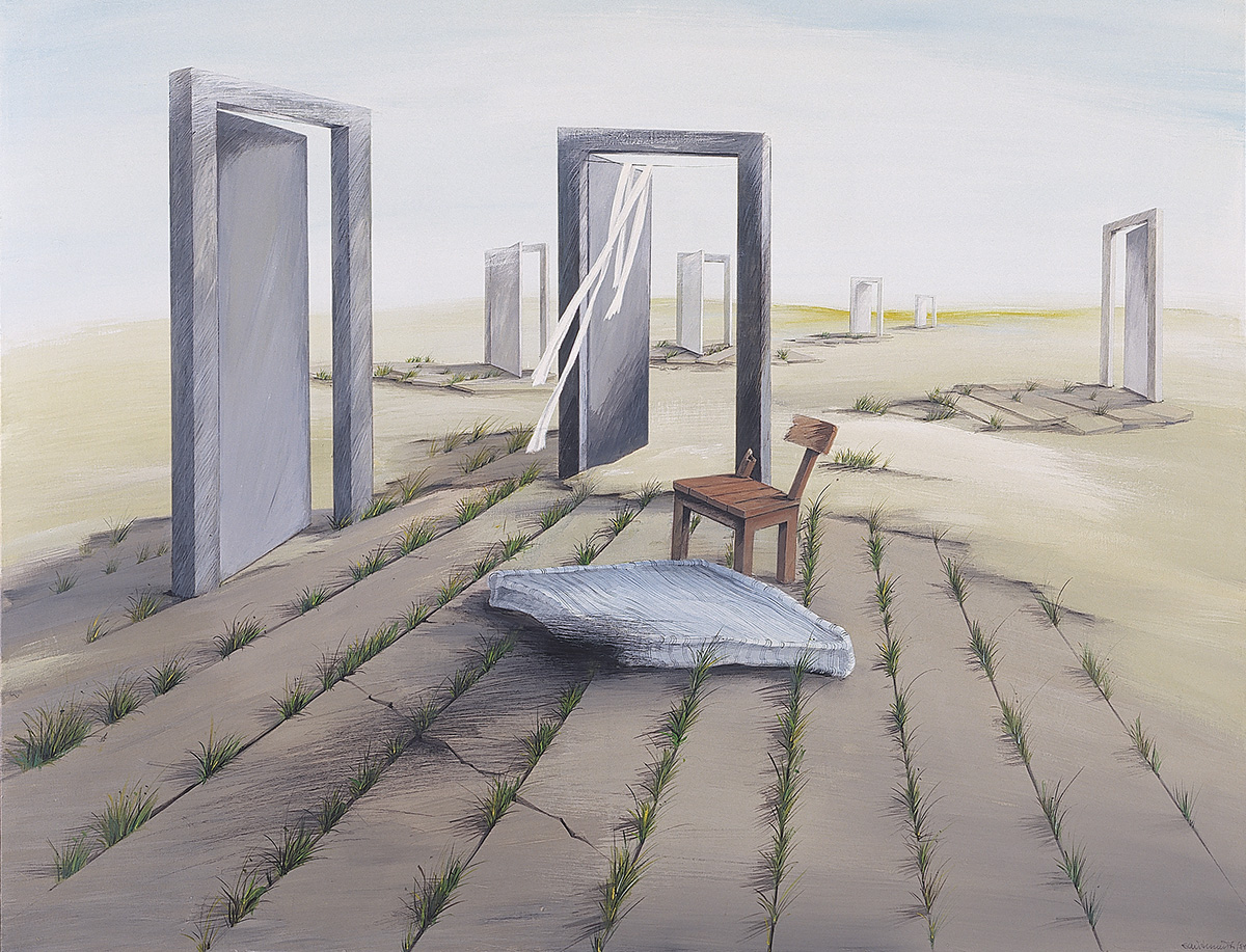 Erinnerungen II, 1981, Acryl auf Leinwand, 105x130cm